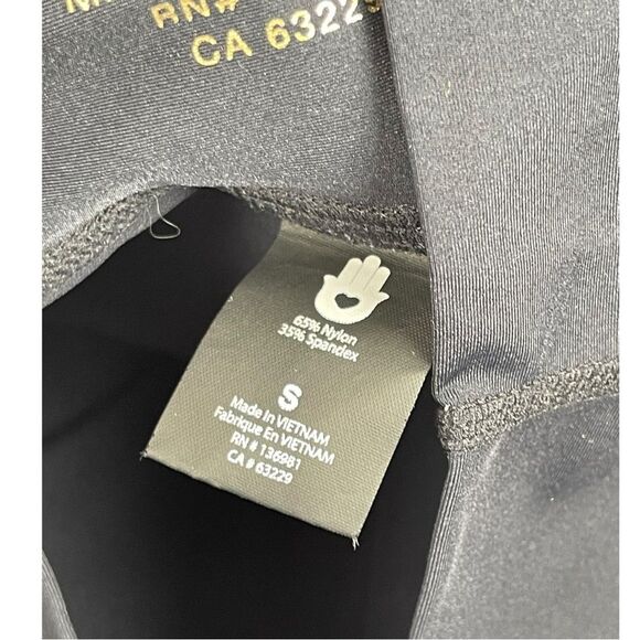 Spiritual Gangster metallic Sparkle High Waist 7/8 Leggings Glitter Stripe Small - Picture 6 of 10